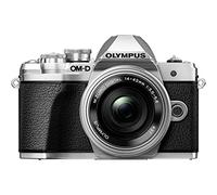 Olympus OM-D E-M10 Mark III Kit, Fotocamera Micro 4/3 (16 MP, Stabilizzatore d'Immagine a 5 Assi, Mirino Elettronico) e Obiettivo M.Zuiko 14-42mm EZ Zoom + M.Zuiko 40-150mm Telezoom, Argento/Nero