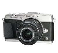 Olympus PEN E-P5 Fotocamera Mirrorless 16 MP, Kit con Obiettivo M.Zuiko Digital 14-42 mm 1:3.5-5.6 II R, Argento/Nero