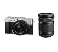 OLYMPUS PEN E-P7 Silver (OM SYSTEM) Kit doppio zoom con 14-42 mm e 40-150 mm