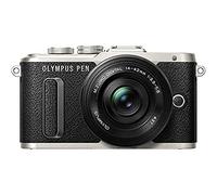 Olympus PEN E-PL8 Kit, Fotocamera di Sistema Micro Quattro Terzi (16,4 MP, Stabilizzatore d'Immagine a 5 Assi, Mirino Elettronico, FHD Video) e M.Zuiko 14-42mm EZ Zoom Obiettivo, Nero