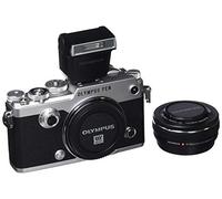 Olympus PEN-F Kit, Fotocamera di Sistema Micro Quattro Terzi (20 MP, Stabilizzatore d'Immagine a 5 Assi, Mirino Elettronico) e Obiettivo Zoom M.Zuiko 14-42mm, Argento/Nero