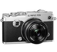 Olympus PEN-F Kit, Fotocamera di Sistema Micro Quattro Terzi (20 MP, Stabilizzatore d'Immagine a 5 Assi, Mirino Elettronico) e Obiettivo M.Zuiko 17mm, lunghezza focale fissa veloce, Argento/Nero