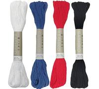 Olympus Sashiko Filo 20 m 4matassine colori 100% cotone (#01, #10, #15, #20)