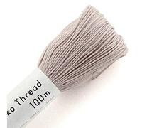 Olympus Sashiko Filo Grande Matassa 100 metri 100% Cotone (116 Bianco Grigio)