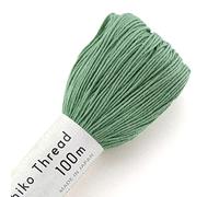 Olympus Sashiko Filo Grande Matassa 100 metri #117 Verde 100% Cotone