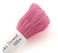 Olympus Sashiko, matassa da 100 m, colore 110 - rosa - ricamo giapponese e quilting