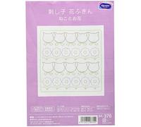 olympus Thread Sashiko - Kit da ricamo Hana Fukin Pop Designs per gatti e fiori in tessuto stampato