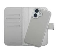 SELENCIA Olyn CUSTODIA A LIBRO per Apple iPhone 16, Grigio