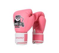 OLYSPM Guantoni Boxe Bambino,Guantoni da Boxe,Guanti Boxe in Pelle di Alta Qualità e Fodera in Poliuretano,6oz Guanti da Boxe Traspiranti per Bambini da 5 a 14 Anni