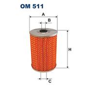 OM 511 FILTRON Filtro olio per MERCEDES-BENZ,PUCH
