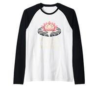 Om e Unico cercatore di Pace Yoga Vita Spirituale Consapevole Maglia con Maniche Raglan