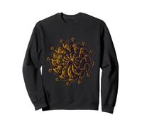Om Mandala: Peace, Harmony And Spiritual Connection Felpa