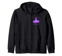 Om Namah Shivaya Camicia Lotus Felpa con Cappuccio