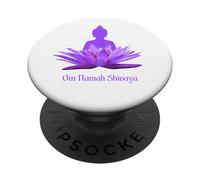 Om Namah Shivaya Camicia Lotus PopSockets PopGrip Adesivo