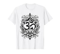 Om Simbolo Namaste Aum Ohm Indù Zen Tantra Yoga Giornata Maglietta