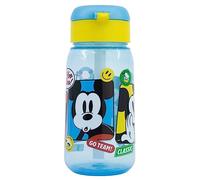 OM SUPPLIES Borraccia riutilizzabile per bambini con personaggi di Topolino, 510 ml, per vacanze, ritorno a scuola, pranzo per bambini, in plastica priva di BPA (Topolino)