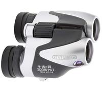Olympus Tracker 8 - 16 X 25 Zoom PC binocolo BaK-4 Porro Nero, Argento