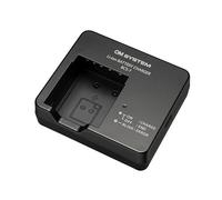 OM SYSTEM BCS-7 Caricabatterie per BLS-7 - Caricatore Originale Ufficiale | Ricarica ~90 min con USB-C - Indicatore LED - compatibile con OM SYSTEM PEN - Compatto