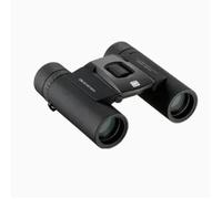 Binocolo OM SYSTEM 10x25 WP II nero, impermeabile, 15 anni di garanzia, ingrandimento 10x, correzione diottrica, prismi BaK-4 di alta qualità, inclusa borsa e cinghia di trasporto