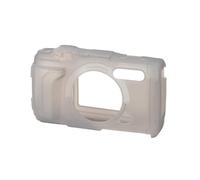 OM System CSCH-128 Custodia Silicone per Fotocamera Tough TG-7 | Ultra sottile, semi-trasparente, antistatica - compatibile con flash LG-1, diffusore FD-1 e convertitore CLA-T01