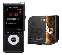 OM System DS2700 Registratore vocale digitale con microfoni stereo, slide switch a 4 posizioni e software ODMS R8.