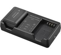 OM System Kit SBCX-1 - Batteria BLX-1 2.280mAh e Caricabatteria Doppio