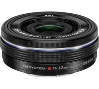 OM SYSTEM M.Zuiko Digital ED Obiettivo 14-42mm 1:3.5-5.6 EZ, Micro Quattro Terzi, per Fotocamere OM-D e PEN, Nero