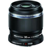 OM SYSTEM M.Zuiko Digital ED 30mm F3.5 Macro per Micro Four Thirds - Fotografia macro ad alta risoluzione, leggero, autofocus veloce per Olympus OM-D, modelli PEN, Panasonic serie G, nero