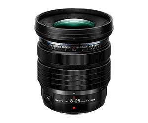 OM SYSTEM Olympus M.Zuiko Digital ED 8-25mm F4.0 PRO for Micro Four Thirds System Camera, Compact Ultra Wide Zoom Lens, Weather Sealed Design, MF Clutch, L-Fn Button