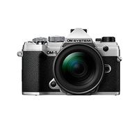 OM SYSTEM OLYMPUS OM-5 Silver Micro Four Thirds System Camera M.Zuiko Digital ED 12-45mm F4.0 PRO kit Telecamera esterna Design sigillato dalle intemperie Stabilizzazione dell'immagine a 5 assi 50MP