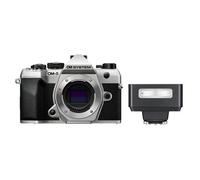 OM SYSTEM OM-5 II + Godox iT20 argento