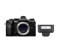 OM SYSTEM OM-5 II + Godox iT20 nero