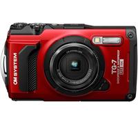 OM System Tough TG-7 - Fotocamera digitale, colore: Rosso (Successor Olympus TG-6)