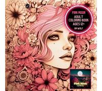 Om Wolf Pink Moon Adult Coloring Book (Tascabile)