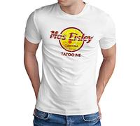 OM3® Mos-Eisley Cantina Tatooine T-Shirt | Uomo | Best Bar in The Universe Vintage Style | S - 4XL bianco M