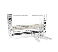 OMA & ME Protocollo di Ripresa dei Capelli 3 in 1 - Siero Trattamento per la Crescita dei Capelli e Anticaduta - Stimola la Crescita e Riduce la Caduta - 12 Fiale da 6 ml (Cura di 1 mese)