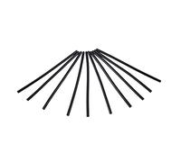 Omabeta 10 Pezzi Black Hot Melt Colla Stick a Caldo Melt Melt Adesivi Adesivi Legging Ad Alta Resistenza stabilità Termica Velena (7 * 200mm)