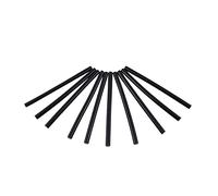 Omabeta 10 Pezzi Black Hot Melt Colla Stick a Caldo Melt Melt Adesivi Adesivi Legging Ad Alta Resistenza stabilità Termica Velena (11 * 200mm)
