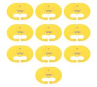 Omabeta 10 Pezzi Weaner Weaner Spring Blocco Wanting Naso Anello Strumento di Svezzamento Strumento Esteso PP a Naso PP Worn per Prevenire la Suzione di Latte con Un Design Sicuro Comodo