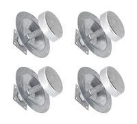 Omabeta 4 Set Piedini per Alveare in Acciaio Inossidabile a Prova di Formica Supporto Durevole per Apicoltori 8,3 X 7 Cm