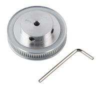 Omabeta 80 Denti Timing Pulley, Puleggia in Lega di Alluminio con Chiave Esagonale, Sincrona 2GT di Larghezza 6 Mm per (80 fori dente 5 mm Ruota sincrona 2GT)