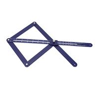 Omabeta Angolo Righello Regolatore Regolabile Finder Angolare Meccanismo del Righello a 4 Lati per Misurazione Accurata con un Design di Serraggio Unico Adatto per la Carpenteria Fai da