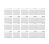 Omabeta Blocco di Arresto della Serratura della Finestra per Porta Scorrevole Limite di Plastica Sicuro per Cassetti e Armadi con Porta Scorrevole per Finestra di Traduzione 20 Pezzi (Versione breve)