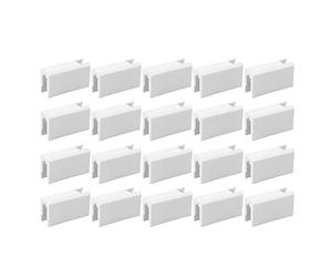 Omabeta Blocco di Arresto della Serratura della Finestra per Porta Scorrevole Limite di Plastica Sicuro per Cassetti e Armadi con Porta Scorrevole per Finestra di Traduzione 20 Pezzi (Lungo)