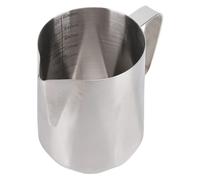 Omabeta Brocca Schiuma di Latte da, Modello di Rombo a Punta in Acciaio Inossidabile, Lanciatore di Arte Latte di caffè per L'uso di Baristi Domestici (600 ml di levigatura)