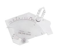 Omabeta Calibro a Camma a Ponte, Strumento di Ispezione della Saldatura per la Misurazione della Gola della Gamba del Raccordo Sottosquadro del Giunto di Saldatura, con Superficie in