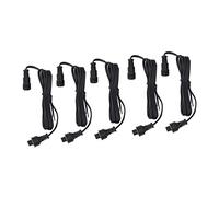 Omabeta Cavo di Prolunga per Luce di Coperta IP67 Cavo di Prolunga Impermeabile da 4,9 Piedi con Connettori Maschio e Femmina a 3 Pin per Giardino Esterno, Set di 5 Strisce