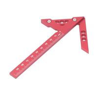 Omabeta Center Line Scriber Center Finder Scribing Strumento per Marcatura per la Lavorazione del Legno in Lega di Alluminio per Incisioni a 45 Gradi e 90 Gradi con Scala Chiara di