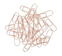 Omabeta Clip per Penna in Metallo da 66 Pezzi, Durevoli e Antiscivolo, Ideali per Organizzare Quaderni e File, Perfette per Studenti e Uso in Ufficio, Costruzione in Metallo (Oro rosa)