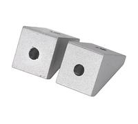 Omabeta Connettore Angolare Ad Angolo 5 Pezzi Staffe Ad Angolo Retto in Alluminio Durevole per Accessori Meccanici Fai-da-te Robot Intelligenti (3204-0001-0002)
